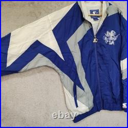 Vintage 90s NCAA Starter United States Air Force Pullover Full Zip Jacket Sz Med