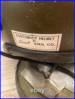Vintage AIRFORCE Flight Helmet By Sierra Eng