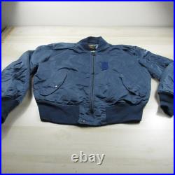 Vintage Air Force Jacket Mens Large Blue L 2A Flyers Intermediate Weintraub