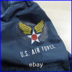 Vintage Air Force Jacket Mens Large Blue L 2A Flyers Intermediate Weintraub