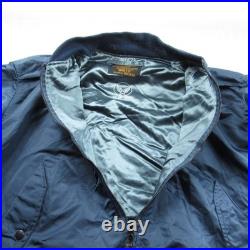 Vintage Air Force Jacket Mens Large Blue L 2A Flyers Intermediate Weintraub