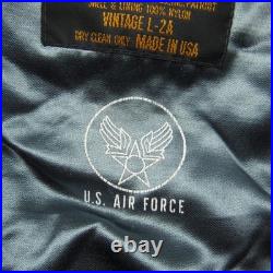 Vintage Air Force Jacket Mens Large Blue L 2A Flyers Intermediate Weintraub