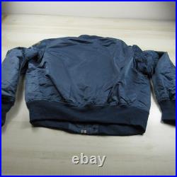 Vintage Air Force Jacket Mens Large Blue L 2A Flyers Intermediate Weintraub