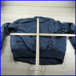 Vintage Air Force Jacket Mens Large Blue L 2A Flyers Intermediate Weintraub