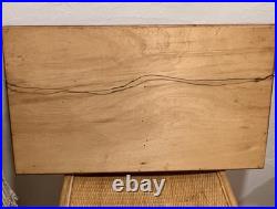 Vintage Air Force Militaria Wooden Carving Wings Boho star farmhouse decor