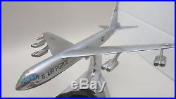 Vintage Allyn Sales Boeing USAF B-52 Chrome Aircraft Desk Model & Ashtray