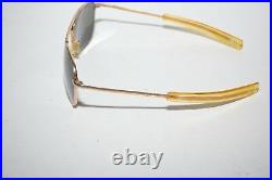 Vintage American Optical AO 1/10 12K GF 5 1/2 Gold Aviator Sunglasses/Frame USAF