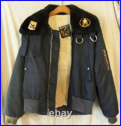 Vintage Antler U. S. Air Force Flight Jacket, Patches-Iowa-Eagle-Snoopy Red Baron