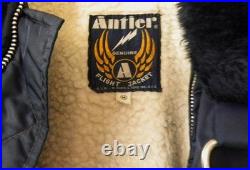 Vintage Antler U. S. Air Force Flight Jacket, Patches-Iowa-Eagle-Snoopy Red Baron