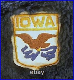 Vintage Antler U. S. Air Force Flight Jacket, Patches-Iowa-Eagle-Snoopy Red Baron