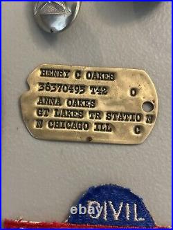 Vintage Assorted CIVIL AIR PATROL Uniform Pins Patches Buttons Dog Tag WWII