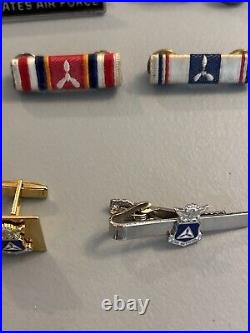 Vintage Assorted CIVIL AIR PATROL Uniform Pins Patches Buttons Dog Tag WWII