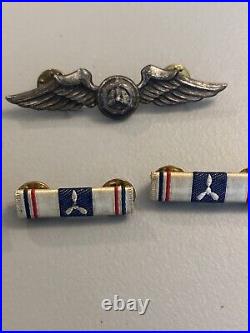 Vintage Assorted CIVIL AIR PATROL Uniform Pins Patches Buttons Dog Tag WWII