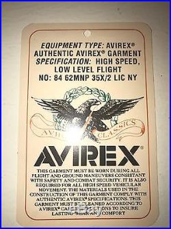 Vintage Avirex USAF Flyer Jacket Vietnam Patches Men Size Medium Reversible EUC
