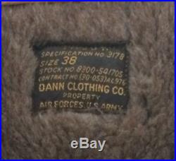 Vintage B-11 Air Force jacket Alpaca hood Military WWII US Army Air Force