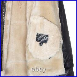 Vintage B-3 Genuine Leather and Sheepskin Shearling United States Air Force