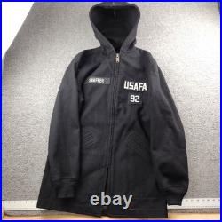 Vintage Cadet Parka Black Wool Size M-L United States Air Force Academy