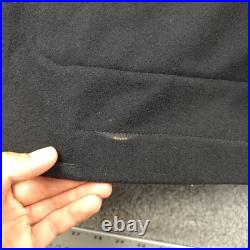 Vintage Cadet Parka Black Wool Size M-L United States Air Force Academy
