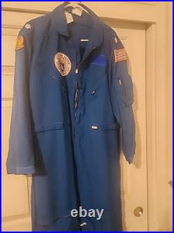 Vintage Civil Air Patrol Aux USAF Flight Suit Coveralls Withpatches Sz 46 Regular