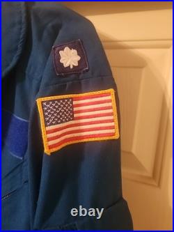 Vintage Civil Air Patrol Aux USAF Flight Suit Coveralls Withpatches Sz 46 Regular