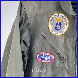Vintage Civil Air Patrol Olive Green Jumpsuit Coverall Military Air Force Size L