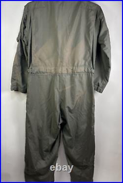 Vintage Civil Air Patrol Olive Green Jumpsuit Coverall Military Air Force Size L