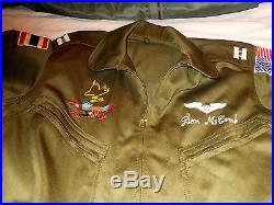 Vintage Collection USAF Veitnam Bomber F111 Coveralls Jacket Patches VGUC