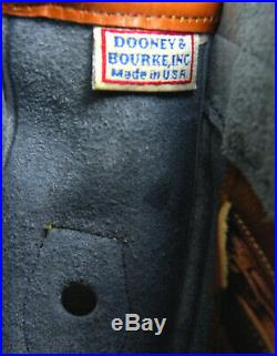 Vintage Dooney and Bourke Surrey Top Handle Shoulder Bag Air Force Blue USA