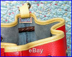 Vintage Dooney and Bourke Teton Shoulder Bag Air Force Blue, Palomino, Red