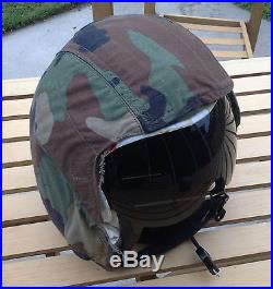 Vintage Gentex Flight Helmet HGU-33/P Navy USAF Camo cover