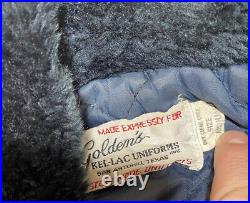 Vintage Golden's U. S. Air Force Custom Made Jacket Embroidery Navy Blue Medium
