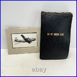 Vintage KC-97 Tanker Pilot Pre flight book 1960 Air Force & Gicli by Milich 1981