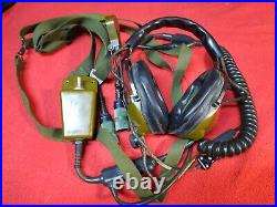 Vintage Military Astrocom Headset H-161D/U with toggle vietnam Era + FREE GIFT