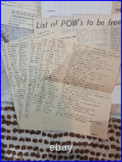 Vintage Military Collectible Estate Lot Of WWII & Vietnam POW Col. Richard Keirn