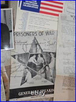 Vintage Military Collectible Estate Lot Of WWII & Vietnam POW Col. Richard Keirn