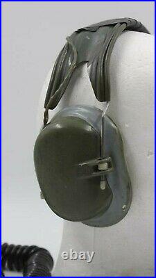Vintage Military M-33A/AIC USAF Boom Microphone Radio Headset