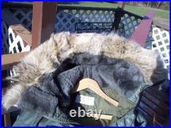 Vintage Military Parka United States Air Force N-3B Vietnam era