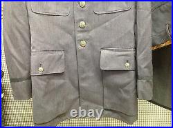 Vintage Military USAF Air Force Blue Dress Uniform Jacket Pants 1950's