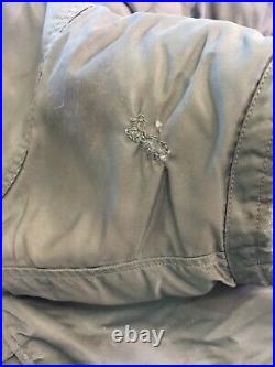 Vintage N3B SNORKEL PARKA Fur Hooded USAF Stencil Crown Zips Jacket USA Military