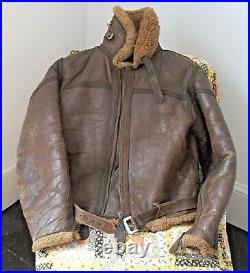 Vintage Original RAF Sheepskin and Leather Flying Jacket