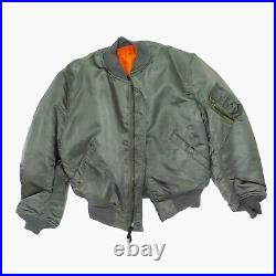Vintage Original Usaf Us Air Force Flyers Jacket Large 1969 Vietnam Alpha