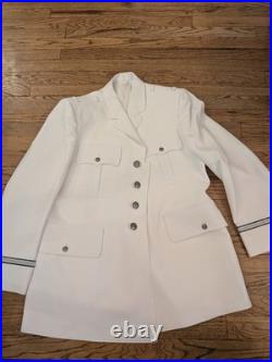 Vintage PATRIOT USAF AIR FORCE WHITE UNIFORM SET OFFICER MENS 44R
