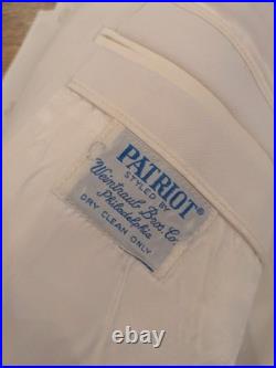 Vintage PATRIOT USAF AIR FORCE WHITE UNIFORM SET OFFICER MENS 44R