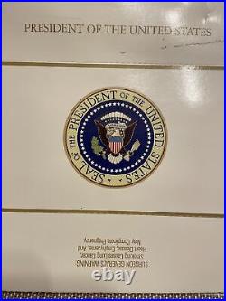 Vintage President of The United States Cigarette Carton Box Air force one Reagan