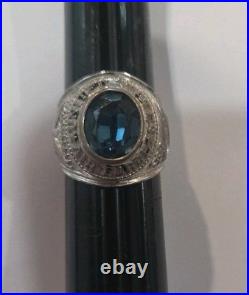 Vintage Pride Sterling Silver USAF Air Force Ring WWII World War 2 1947 Size 9