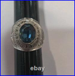 Vintage Pride Sterling Silver USAF Air Force Ring WWII World War 2 1947 Size 9