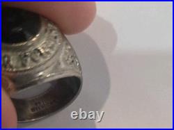 Vintage Pride Sterling Silver USAF Air Force Ring WWII World War 2 1947 Size 9