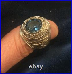 Vintage Pride Sterling Silver USAF Air Force Ring WWII World War 2 1947 Size 9