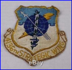 Vintage Rare 4136 Strategic Wing U. S. Air Force Usaf Minot Afb Nd B-52 Patch