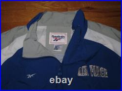 Vintage Reebok UNITED STATES AIR FORCE ACADEMY FALCONS (2XL) Windbreaker Jacket